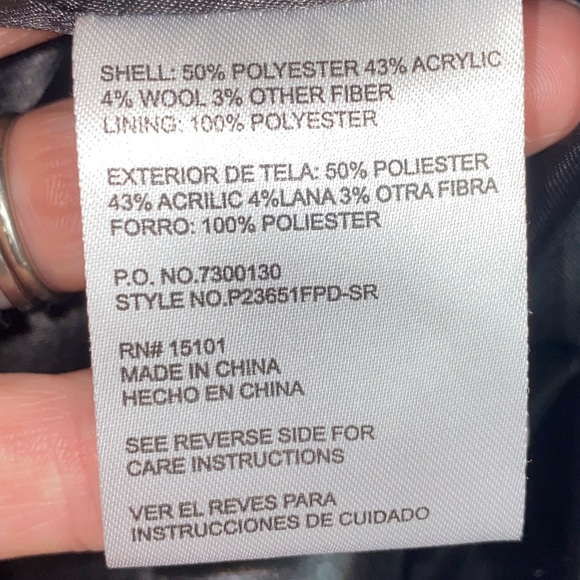 Pink Envelope Double Breasted Bow Back Dot Peplum Jacket size medium - Picture 11 of 11